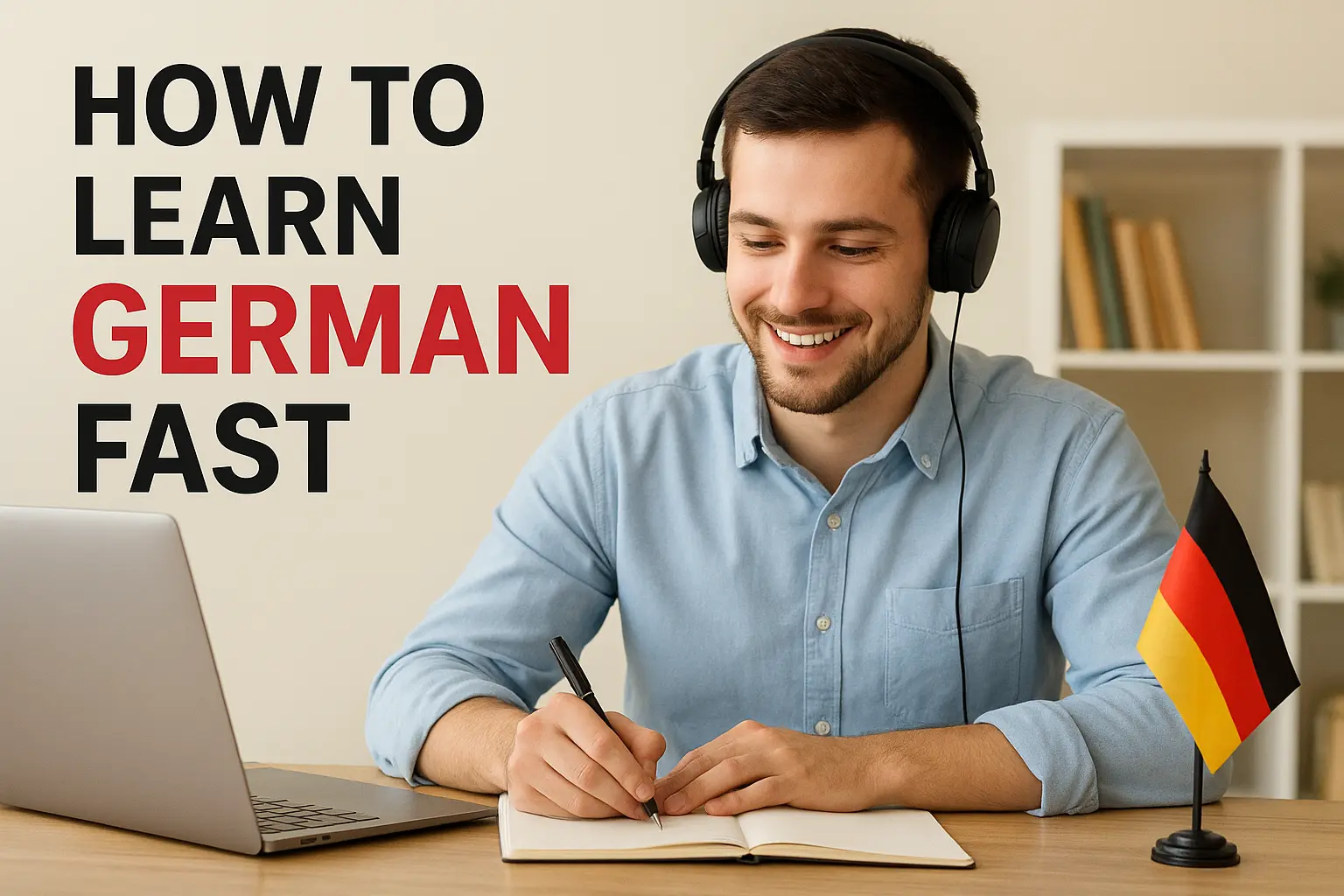 how to learn german fast